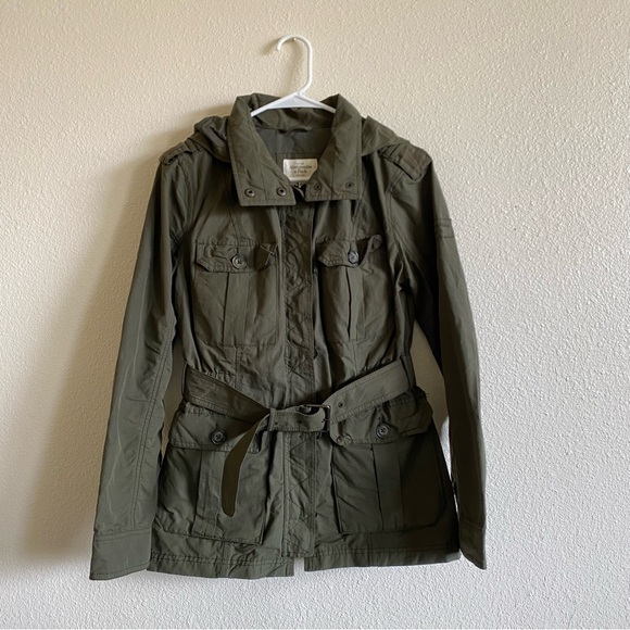 Abercrombie & Fitch Military Parka Jacket Size L - Picture 4 of 15